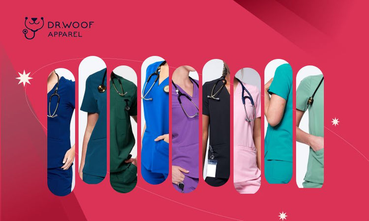 Color By Decoding Decoding The Color Code - Who Wears Purple Scrubs | Dr Woof Apparel