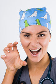 Dinosaurs Scrub Cap
