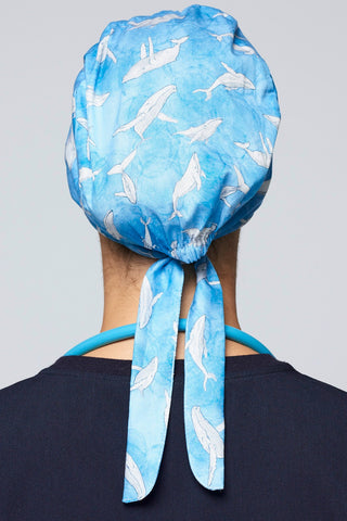 Migaloo: The White Whale Scrub Cap