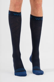 Navy Performance Compression Socks