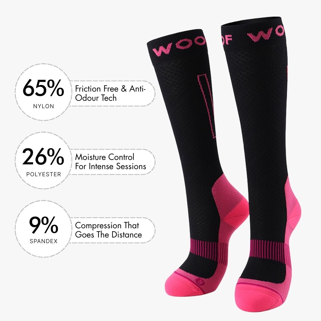 Performance Compression Socks | Designed for Athletes | Black