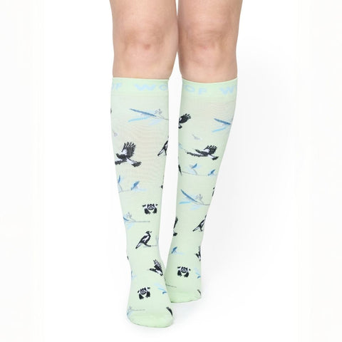 Swooping Season Bamboo Compression Socks
