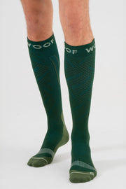 Fern Green Performance Compression Socks