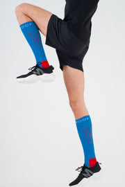 Blue & Red  Performance Compression Socks