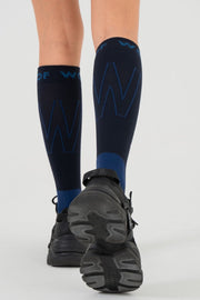 Navy Performance Compression Socks