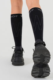 Black Performance Compression Socks