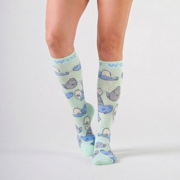 Seal Bamboo Compression Socks - Old Wide Calves Sizing