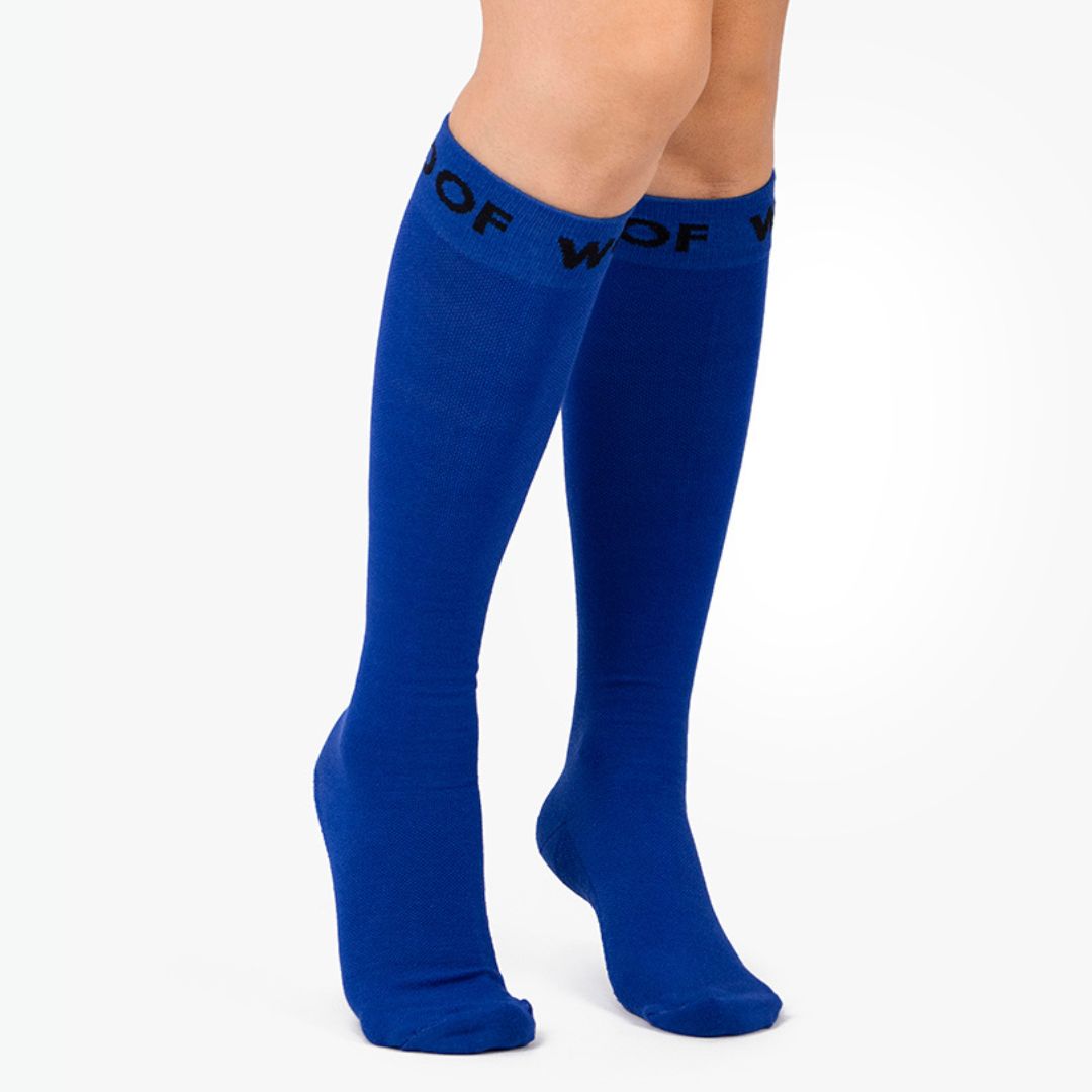 Royal Blue Bamboo Compression Socks | Dr. Woof Apparel