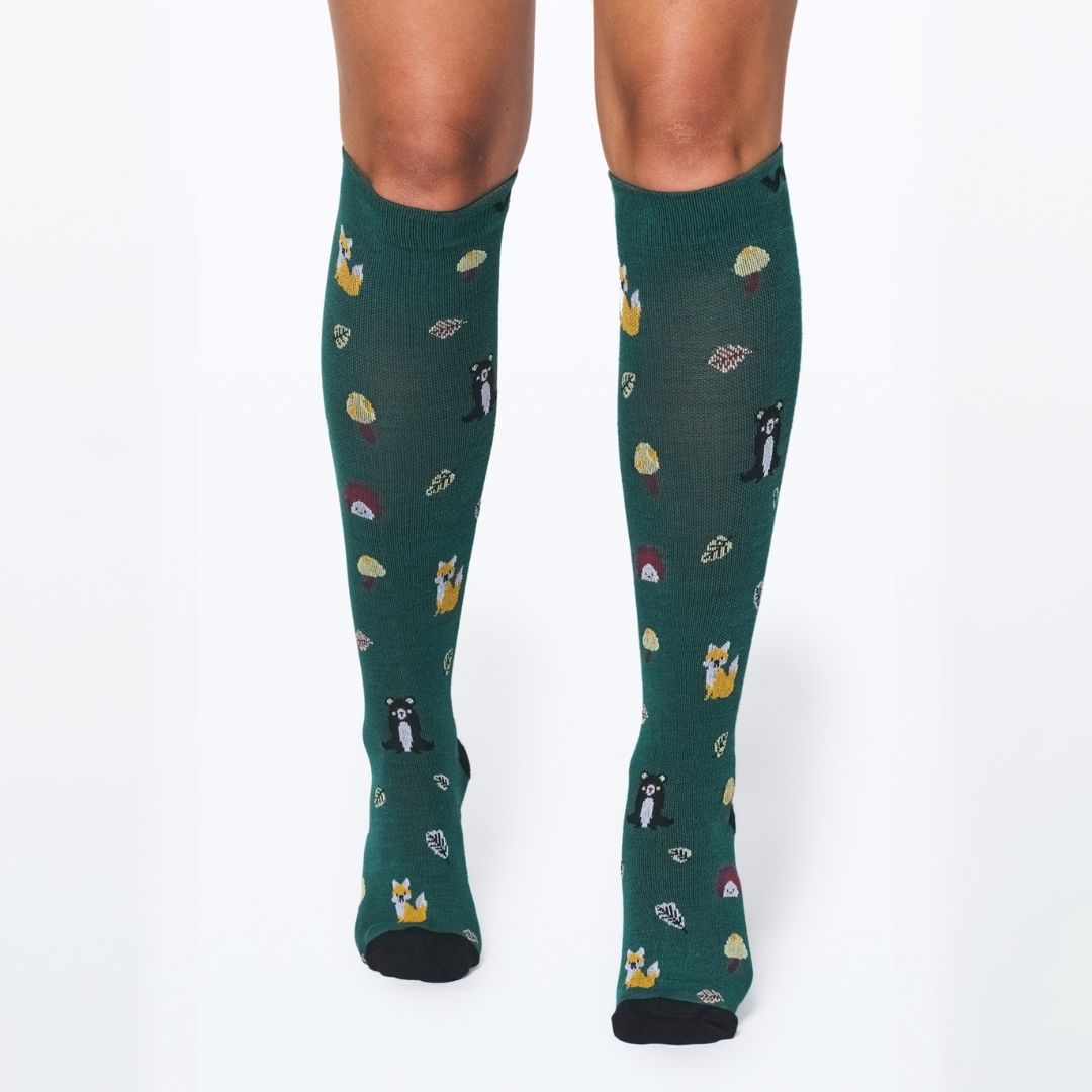 Woodland Bamboo Compression Socks | Dr. Woof Apparel