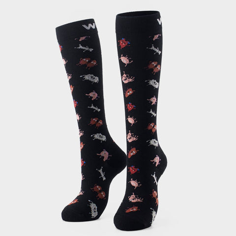 Positive Vibes Bamboo Compression Socks 4 Pack