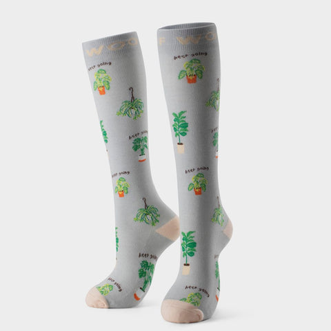 Positive Vibes Bamboo Compression Socks 4 Pack