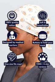 Jang&Fox — Little Hedgehog Scrub Cap