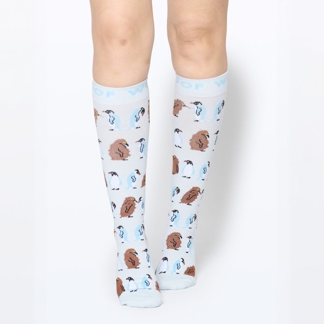 I'm Just a Baby Penguin Bamboo Compression Socks | Dr. Woof Apparel