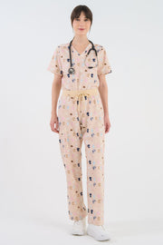 Bunnies Women’s Cargo Scrub Pants