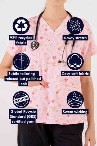 Vitals Women’s 3-Pocket Scrub Top