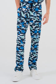 Camosaurus Rex Men’s Cargo Scrub Pants