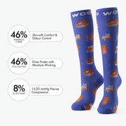 If I Fit I Sit Bamboo Compression Socks