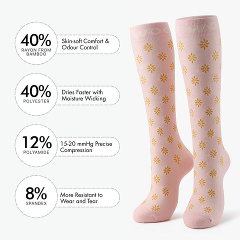 You're My Sunshine Bamboo Compression Socks | Dr. Woof Apparel