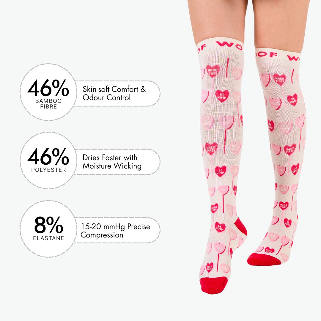 Sweetheart Bamboo Compression Socks