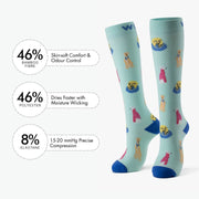 Greyhounds Bamboo Compression Socks