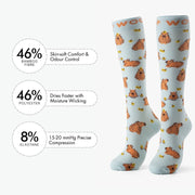 Capybara Bamboo Compression Socks