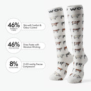 Cows Bamboo Compression Socks