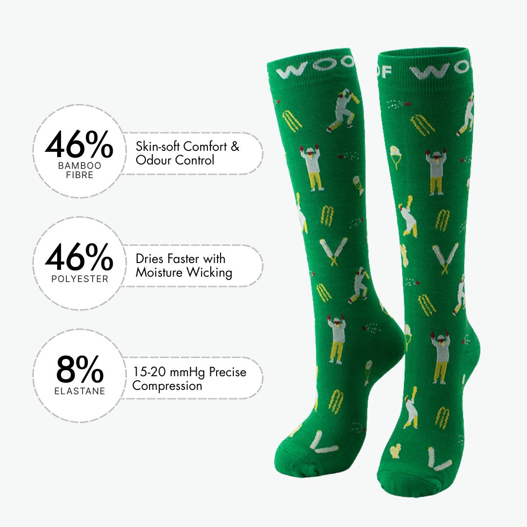 Hit for Six Bamboo Compression Socks