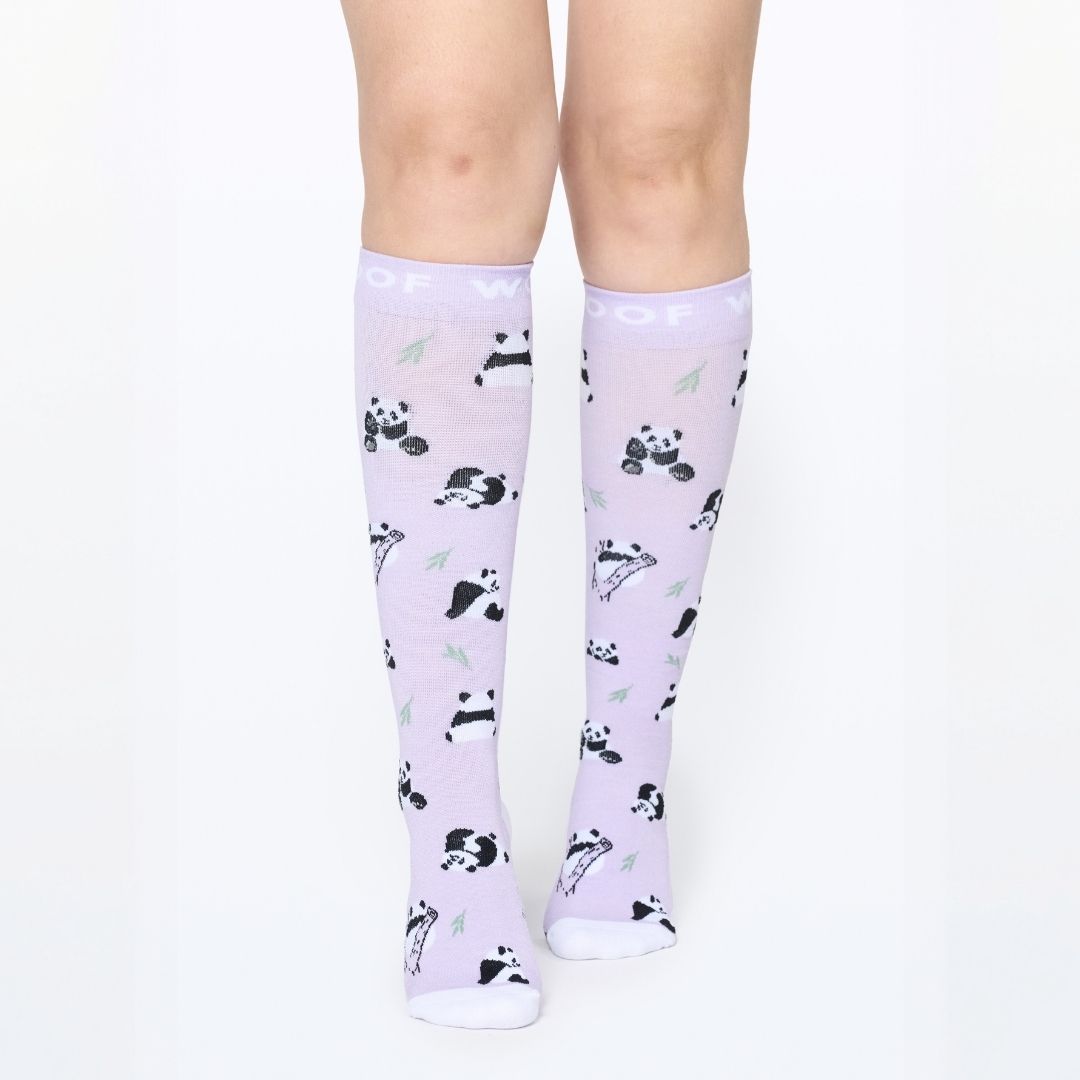 Onigiri Panda Bamboo Compression Socks | Dr. Woof Apparel