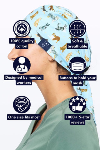 Down Under Dogs Scrub Cap