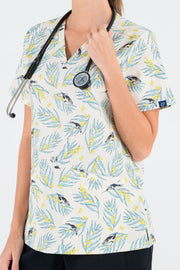 Wattlebirds Women’s 3-Pocket Scrub Top