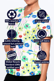 Wild Meadow Women’s 3-Pocket Scrub Top