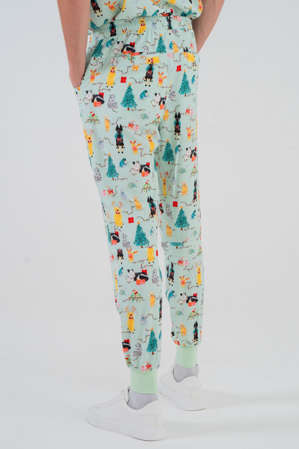 Christmas Tails Men’s 5-Pocket Joggers