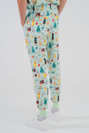 Christmas Tails Men’s 5-Pocket Joggers