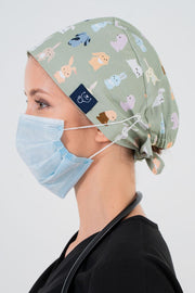 Bunnies Scrub Cap