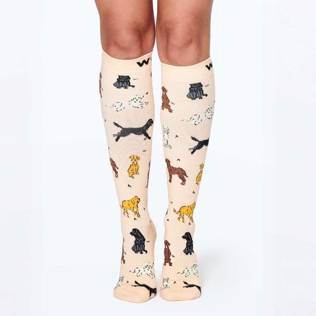 Lab Rats Toe Socks Labradors Bamboo Compression Socks | Dr. Woof Apparel