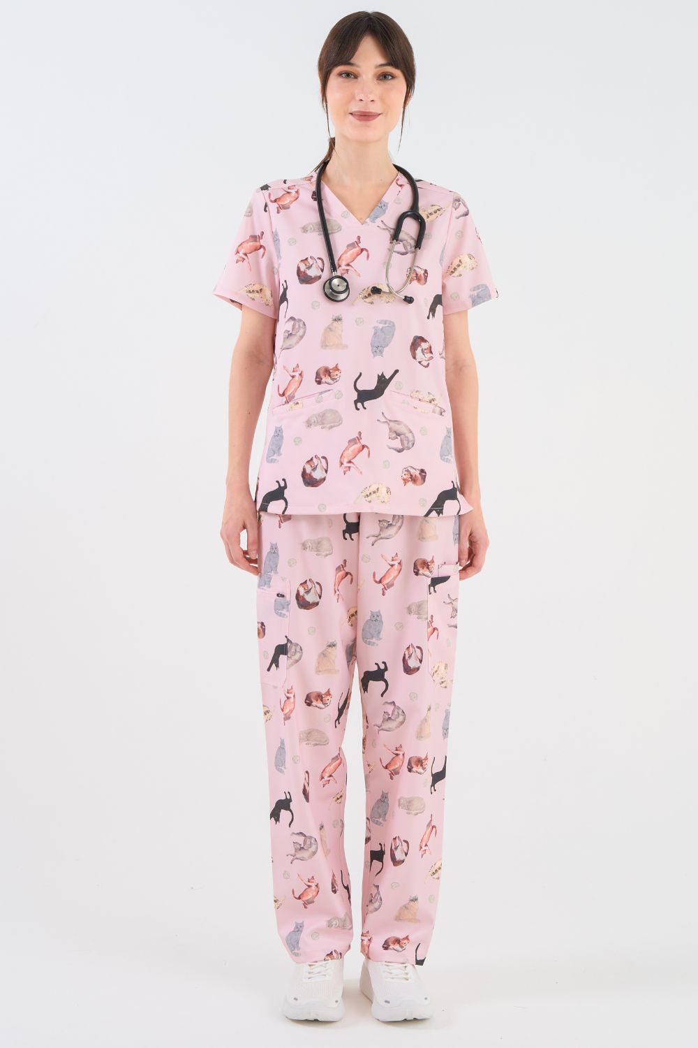 Cats Cats Cats Women’s Cargo Scrub Pants