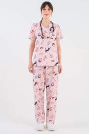 Cats Cats Cats Women’s Cargo Scrub Pants