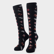 Positive Vibes Bamboo Compression Socks 6 Pack