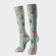 Positive Vibes Bamboo Compression Socks 6 Pack