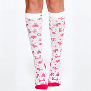 Breast Cancer Awareness Bamboo Compression Socks