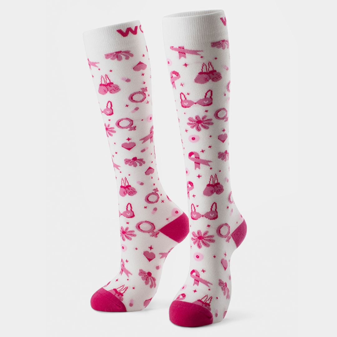 Positive Vibes Bamboo Compression Socks 6 Pack