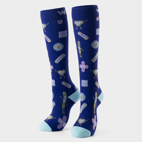 Positive Vibes Bamboo Compression Socks 6 Pack