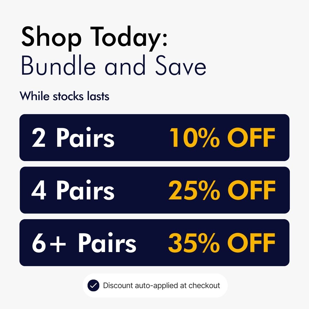 Blue & Red Performance Compression Socks