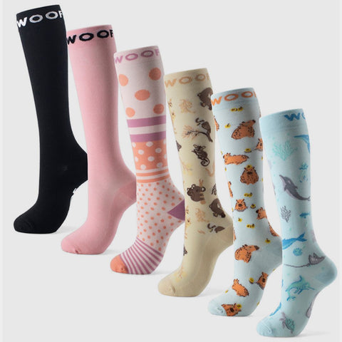 Sock Stars Bamboo Compression Socks 6 Pack