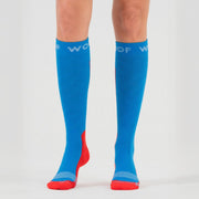 Blue & Red Performance Compression Socks