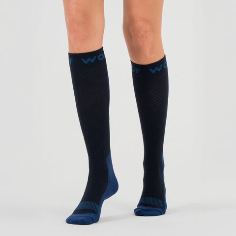 Navy Performance Compression Socks