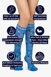 Match Point Bamboo Compression Socks