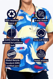 Art Attack - Women's Scrub Top