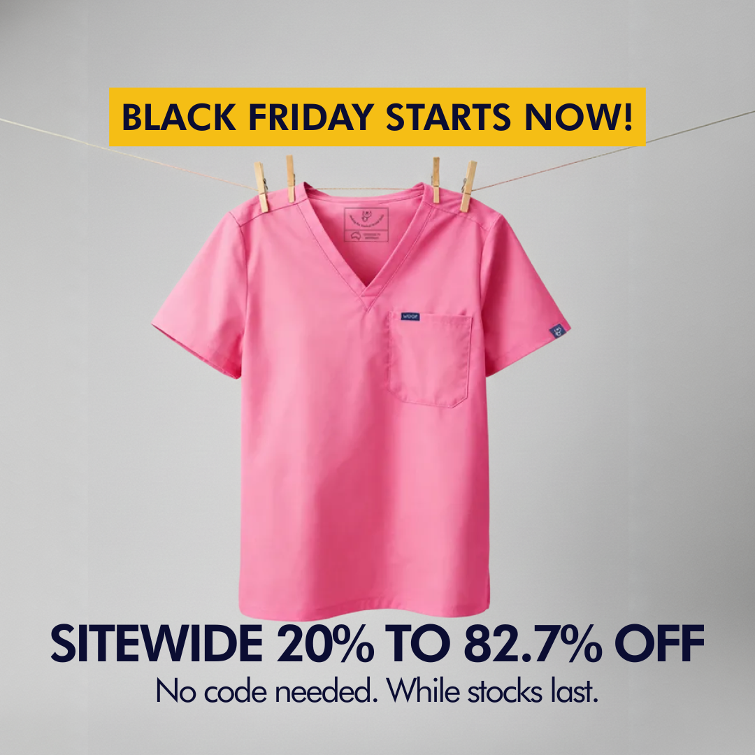 Medical professionals in scrubs