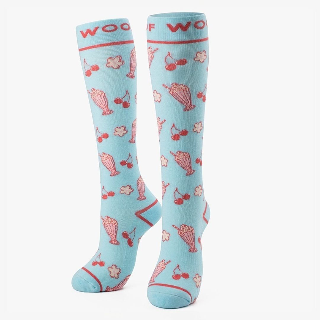 Pattern Party Bamboo Compression Socks 6 Pack